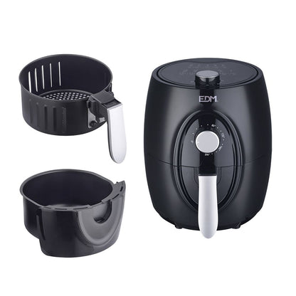 Freidora de aire 3,6 l 1400 w con cesta *** promoción regalo 1 ud ref. 07788 - papel freidora de aire ø17 cm 100 uds ***