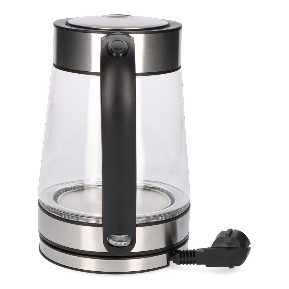 Hervidor de agua de cristal + acero inoxidable 1850 - 2200 w 1,7 l