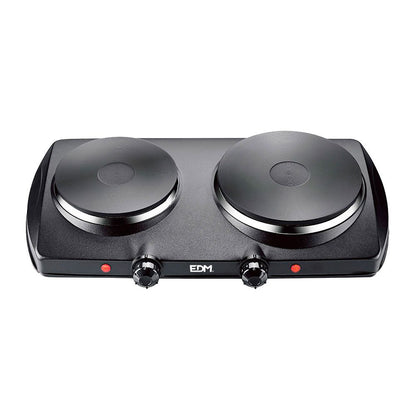 Cocina electrica 2 fuegos ce/a13 1400 w negra