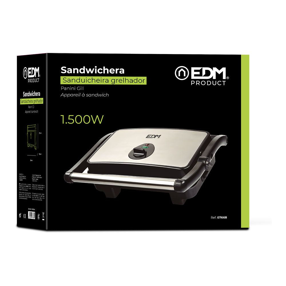 Sandwichera doble grill 1500 w