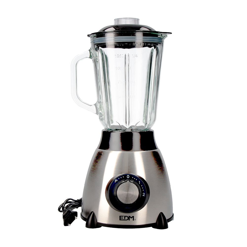 Batidora de vaso mezclador de cristal 550 w 1,5 l