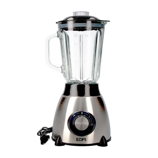 Batidora de vaso mezclador de cristal 550 w 1,5 l