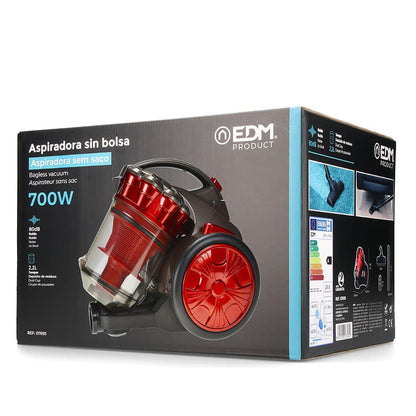 Aspirador sin bolsa multiciclonico pequeño 2,2 l 700 w