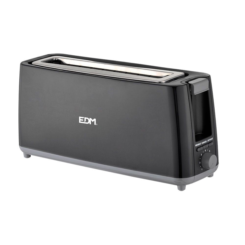 Tostadora ranura larga black design, 900 w