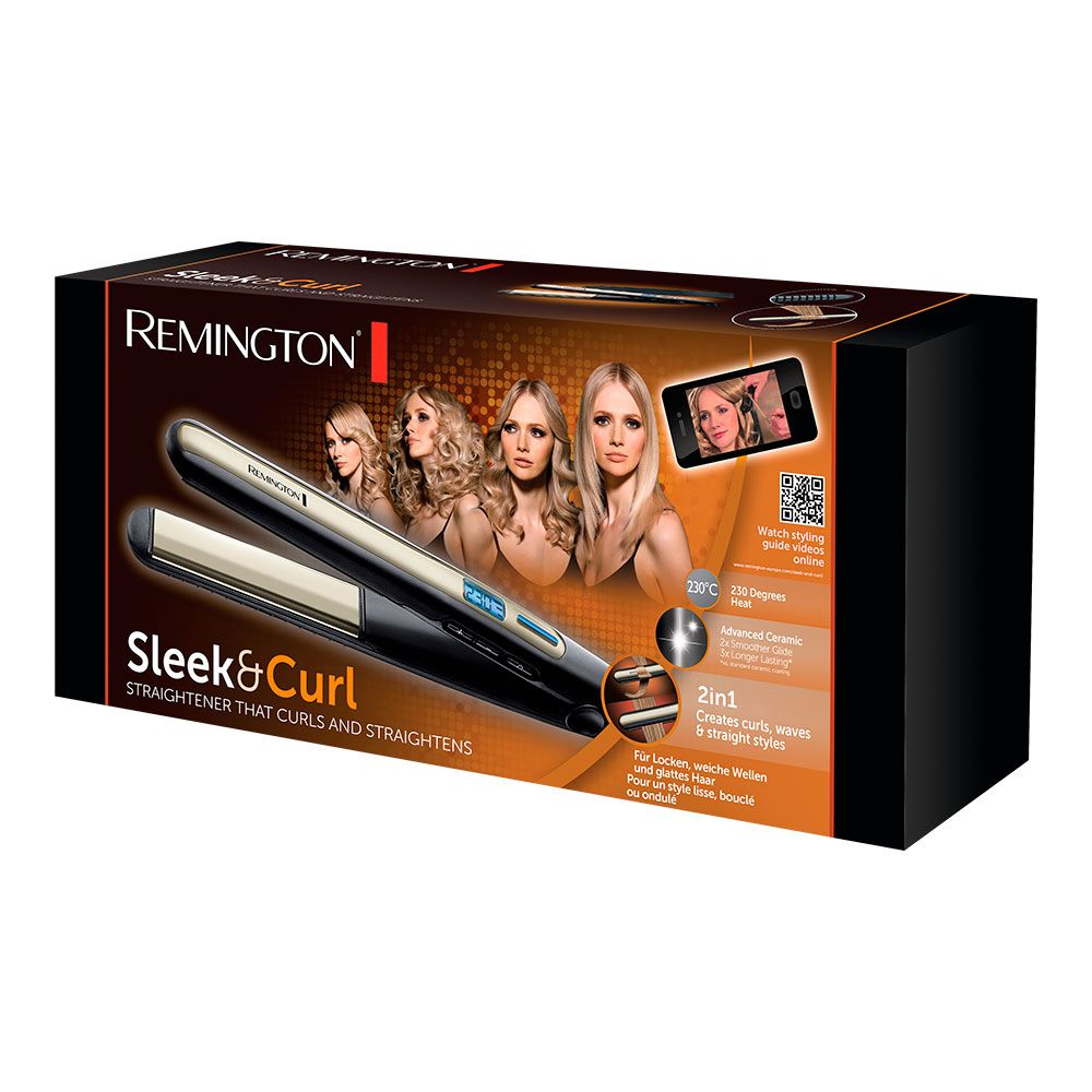 Plancha de pelo sleek&curl