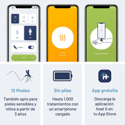 Dispositivo para picaduras de insectos usb-c