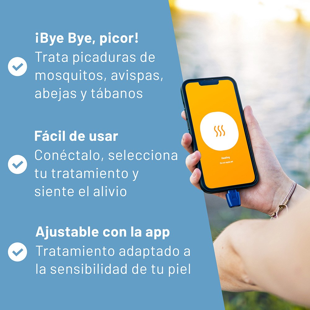 Dispositivo para picaduras de insectos usb-c
