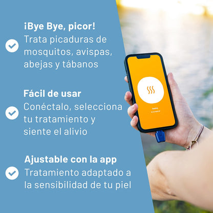 Dispositivo para picaduras de insectos usb-c
