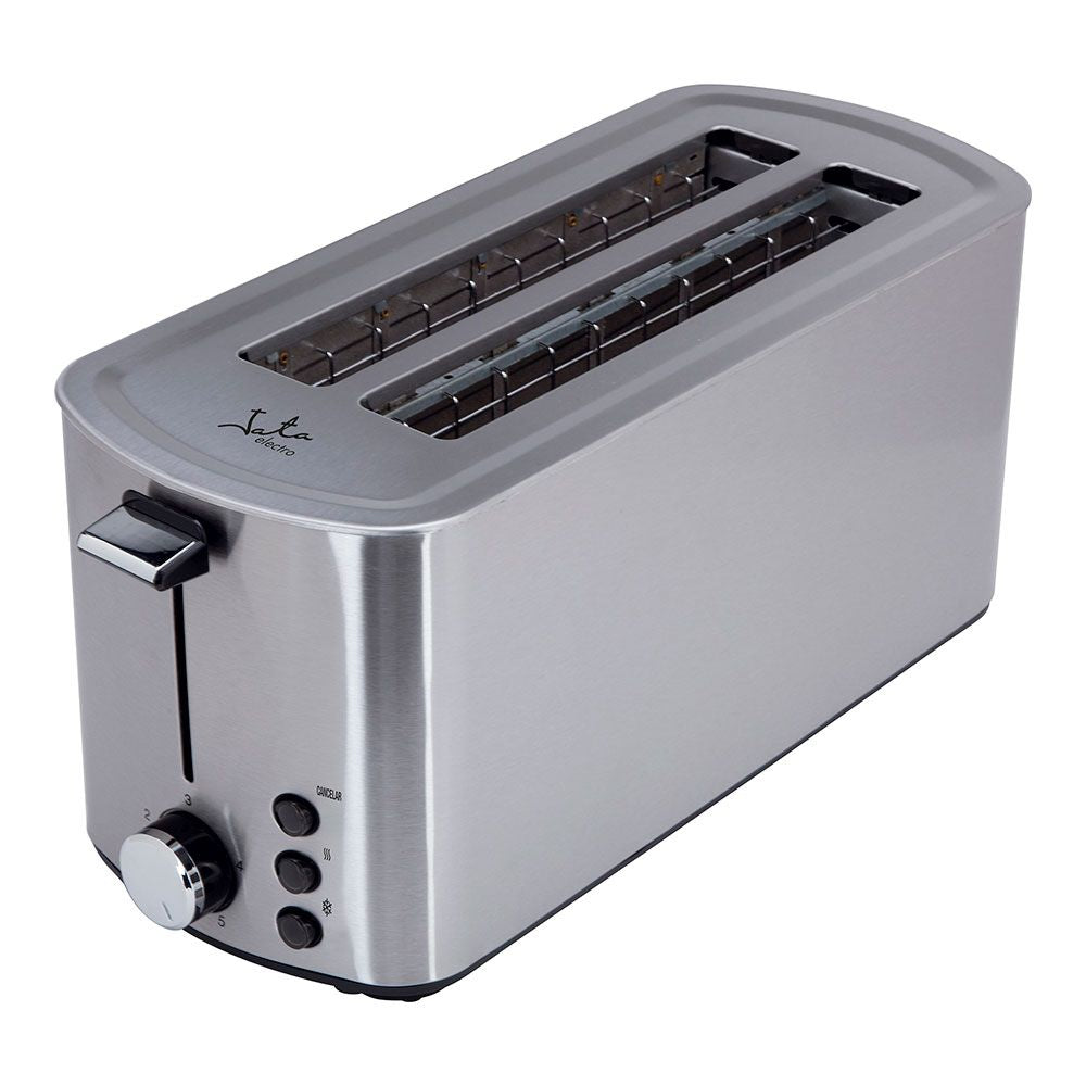 Tostadora inox. con 2 ranuras 1400 w