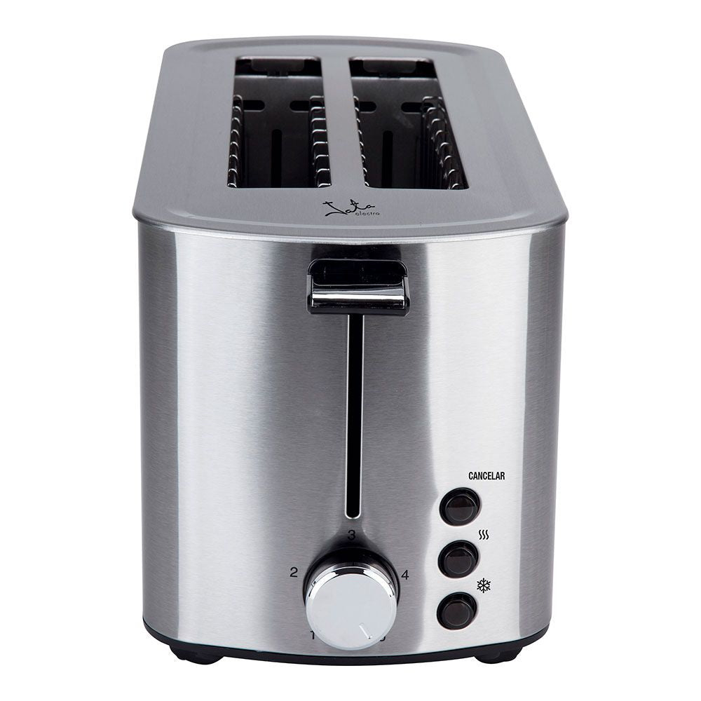 Tostadora inox. con 2 ranuras 1400 w