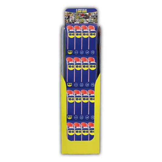 Expositor 48 uds wd40 multi uso doble acción 500 ml