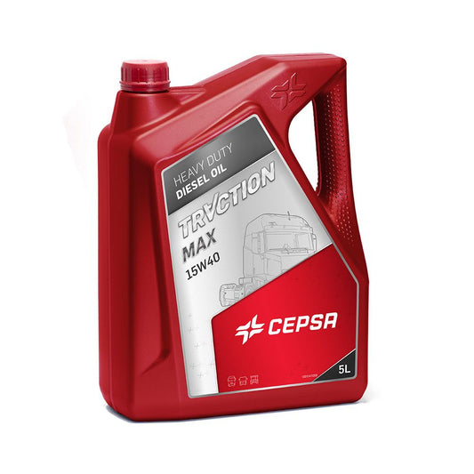 Aceite lubricante especial traction max 15w40 lata 5l. cepsa