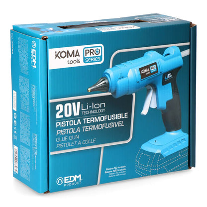 Pistola termofusible 20 v barra de silicona de ø11 mm