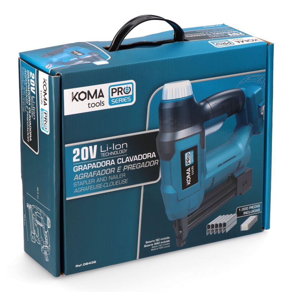 Grapadora clavadora 20 v (sin bateria ni cargador)