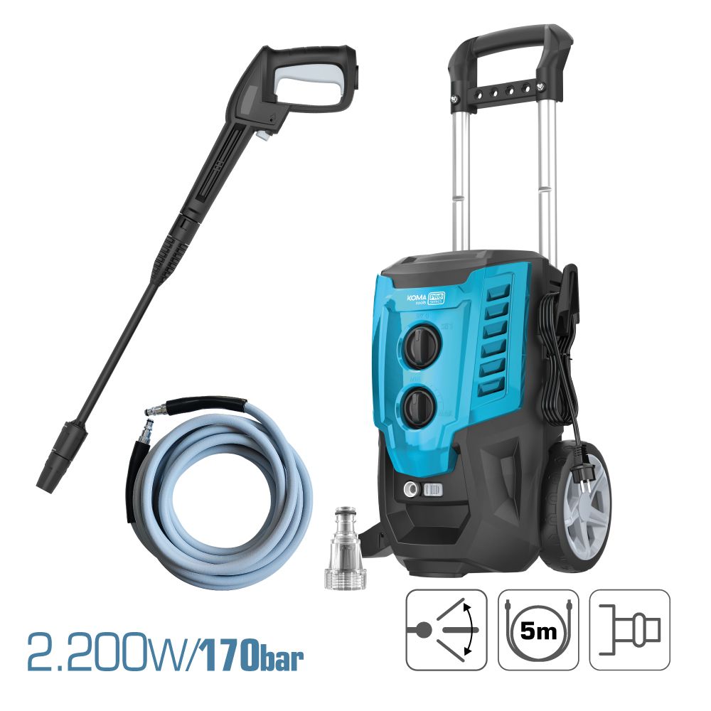 Hidrolimpiadora 2.200 w 170 bar