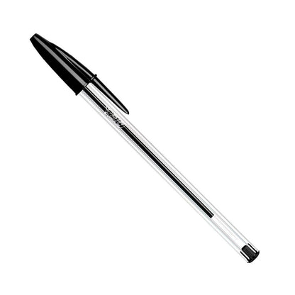 Bolígrafos cristal negro, 50 uds