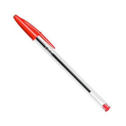 Bolígrafos cristal roj0, 50 uds