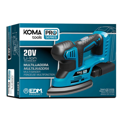 Lijadora tipo mouse 20 v (sin batería ni cargador) 20,4 x 15,5 cm