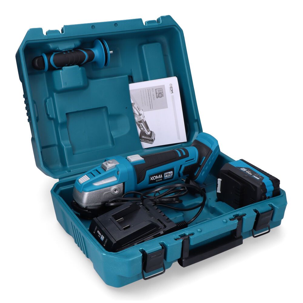 Kit amoladora angular 20 v ø115 mm con 1 bateria 4.0ah y cargador 08772 28,9 x 27 cm