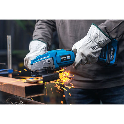 Amoladora angular brushless 20v ø125 mm(sin batería ni cargador) 37,5 x 12 cm
