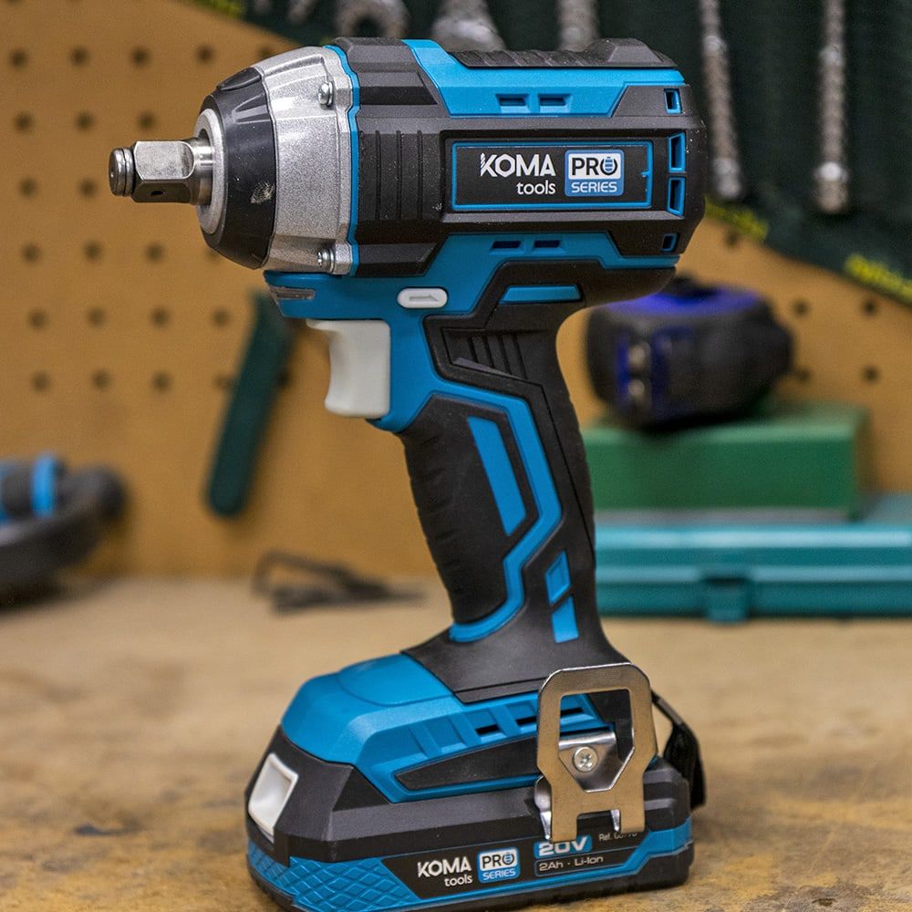 Llave de impacto brushless 20 v 280 nm sin batería ni cargador