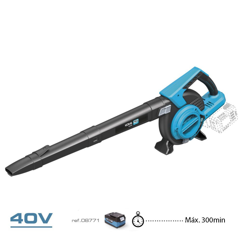 Soplador / aspirador / triturador 40v (sin baterias y cargador) brushless