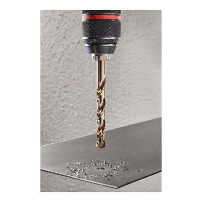 Brocas para metal hss cobalto rectificada, ø2,00 - 8,00 mm, juego 6 piezas