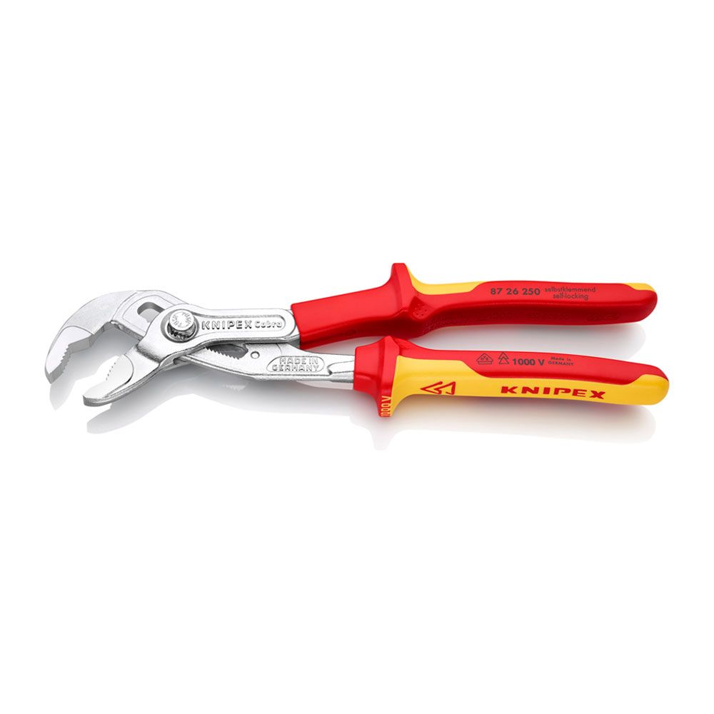 Tenazas ajustables cobra® vde 250 x 71 x 30 mm