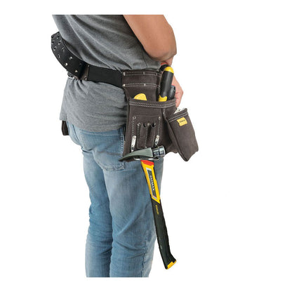 Bolsa para clavos con soporte para martillo
