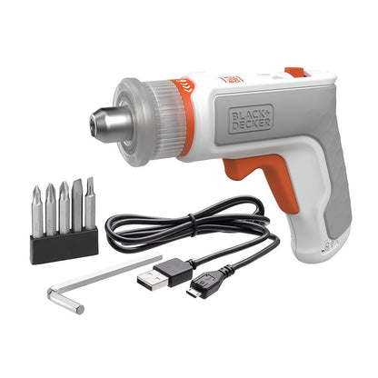Kit atornillador recargable hexdriver 3,6 v + aspirador de mano 3,6 v