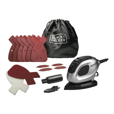 Lijadora de detalle mouse® 55w. silver edition. bew230sbc-qs black+decker