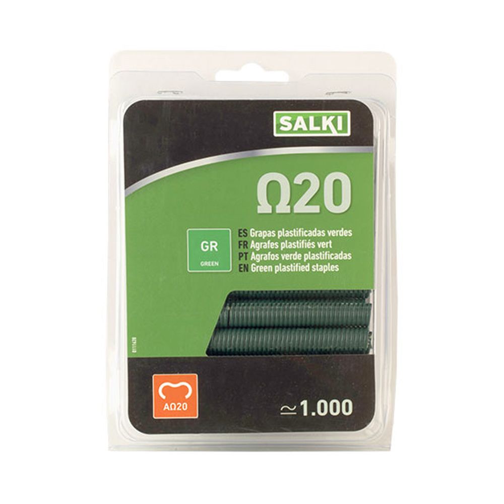 Grapa omega 20 verde 111620 salki