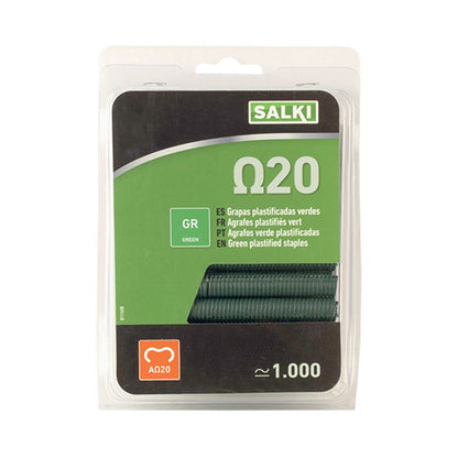 Grapa omega 20 verde 111620 salki