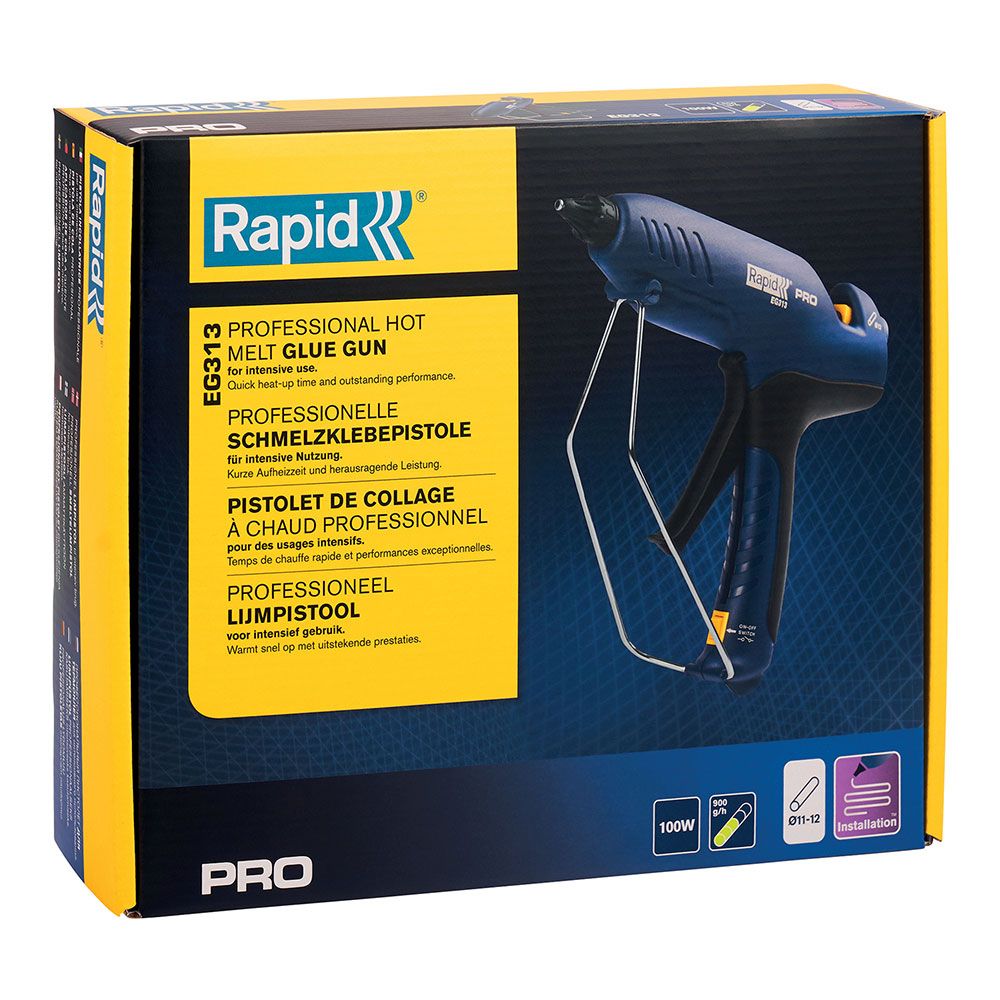 Pistola de cola pro eg313 100 w barra de silicona de ø11 - 12 mm
