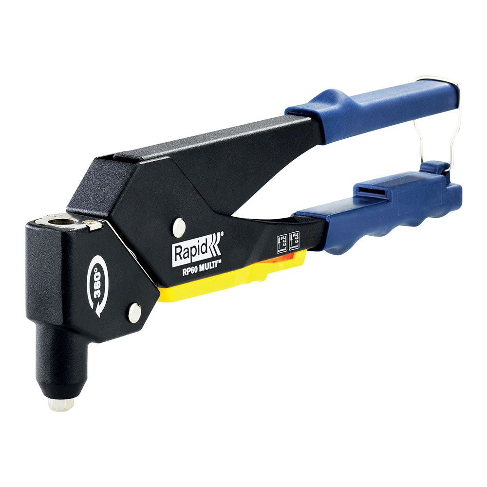 Remachadora manual rp60 cabezal giratorio multi