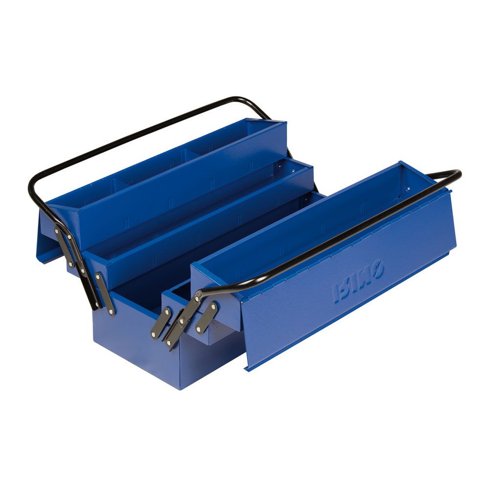Caja de herramientas con 2 asas y 5 bandejas 500 x 210 x 245 mm