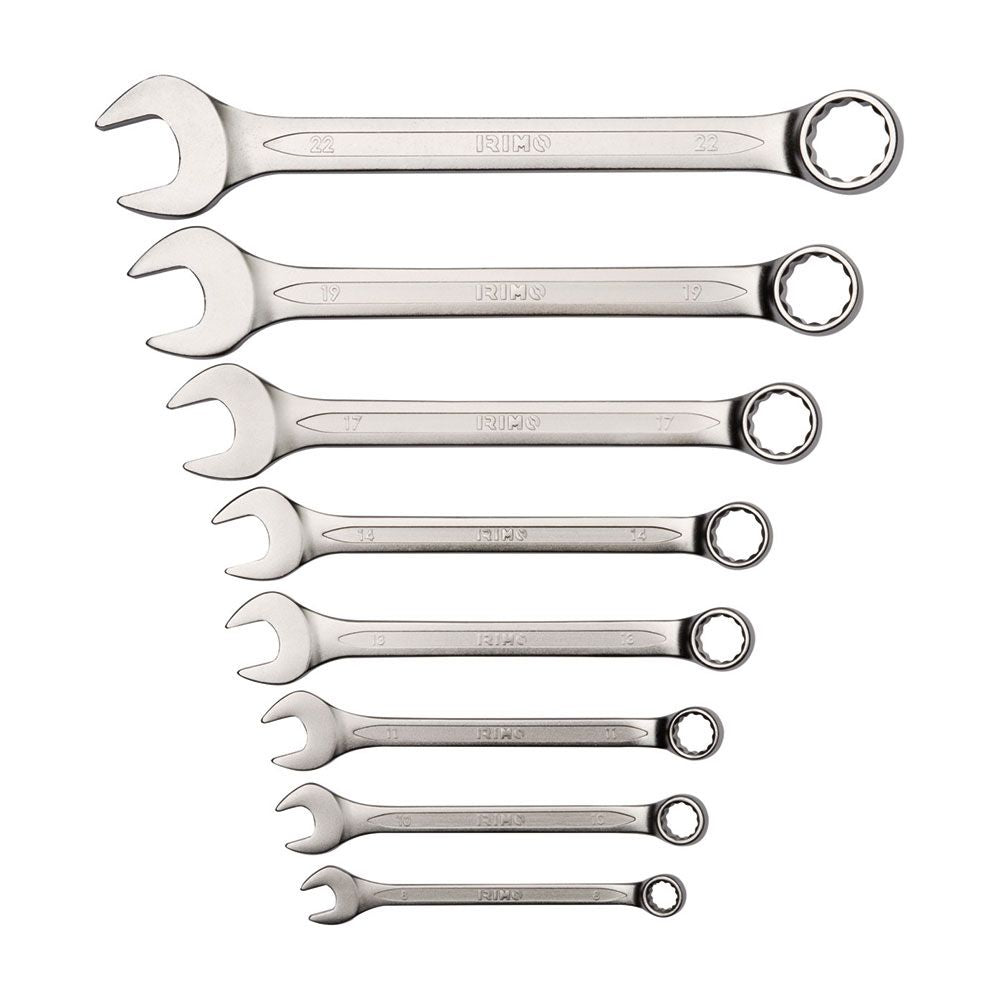 Llave combinada 8 - 22 mm, juego 8 piezas