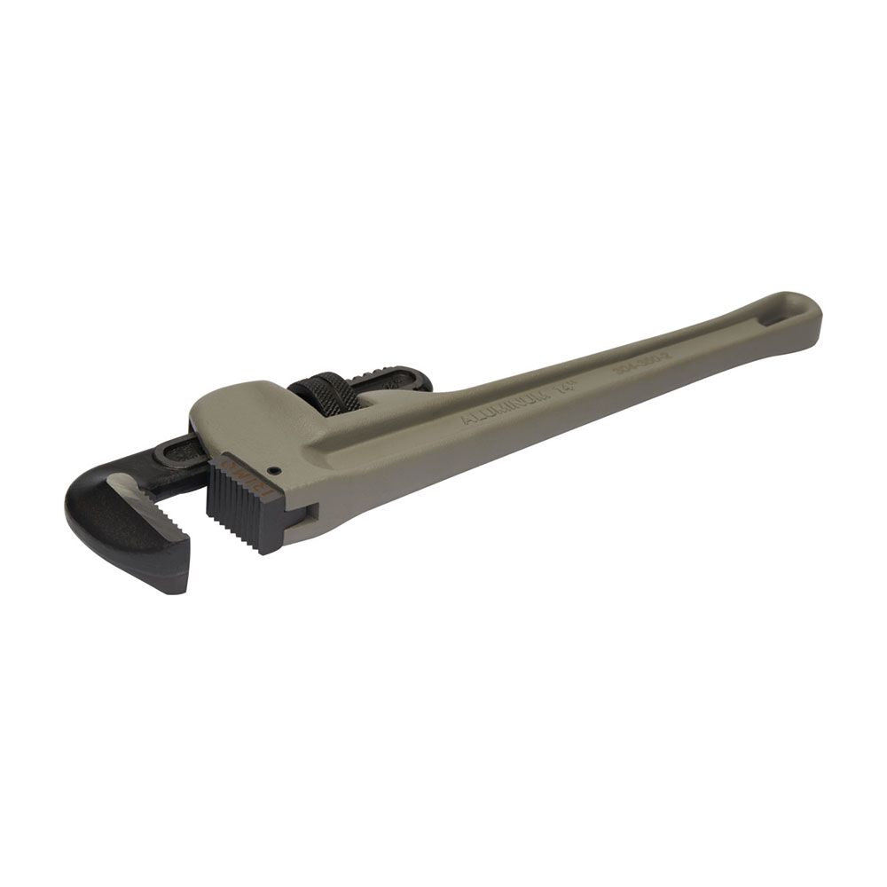 Llave de tubo stillson, grifa, aluminio, 10 pulg