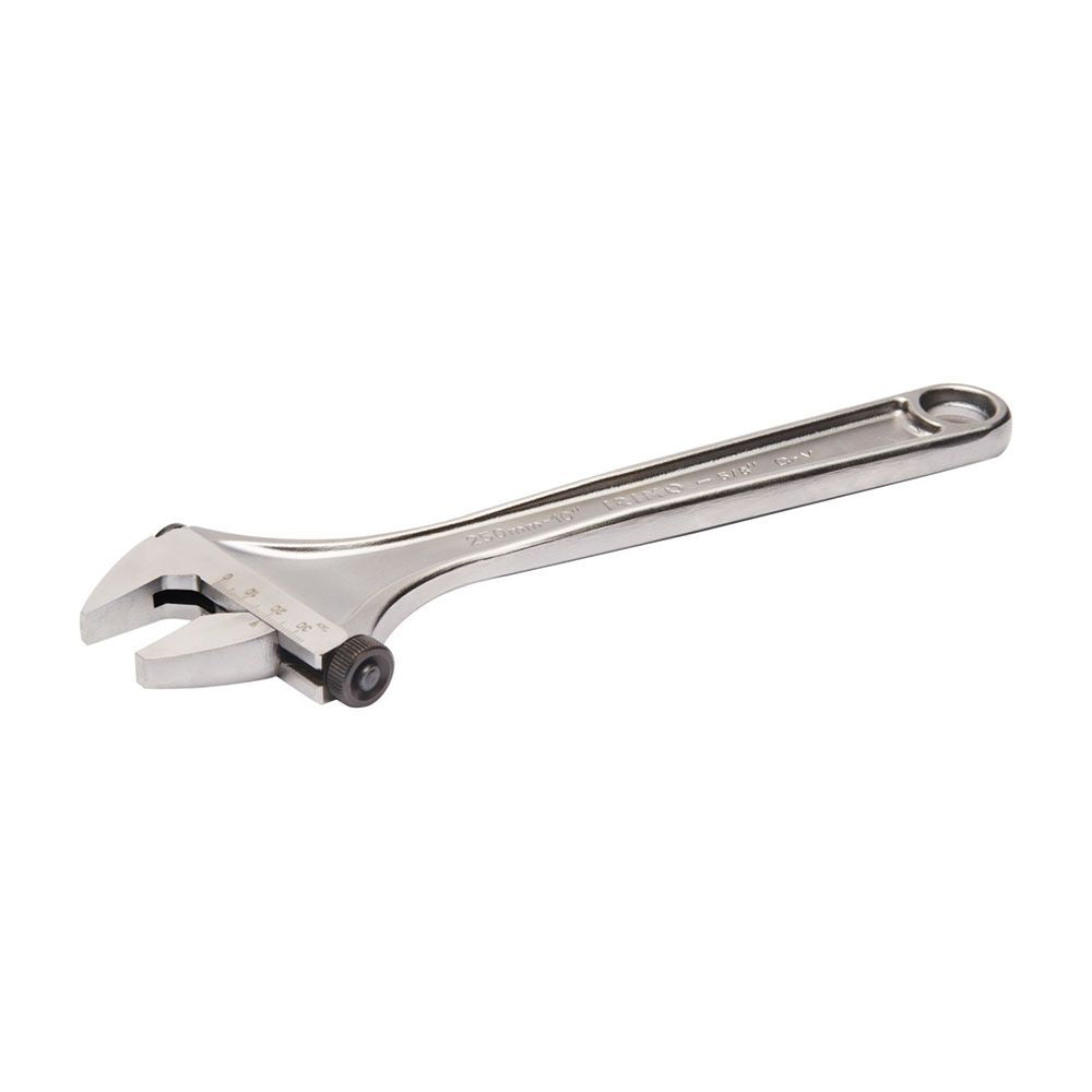 Llave ajustable (inglesa) de moleta lateral 16 pulg cromada