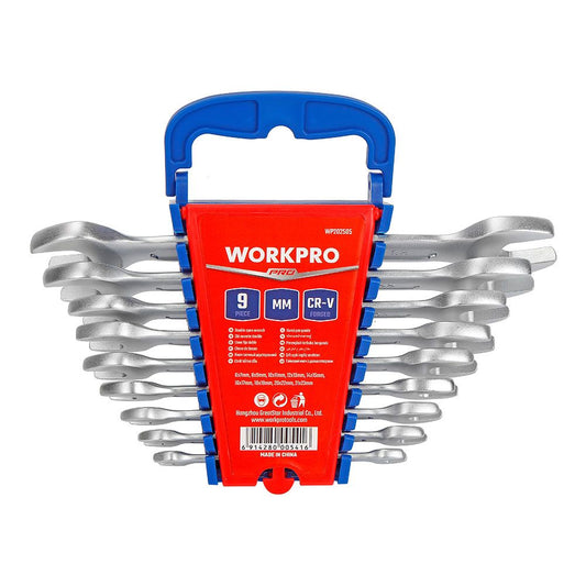 Llave fija, juego de 9 piezas