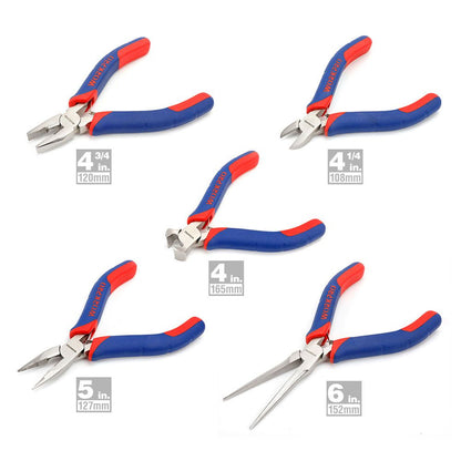 Alicates mini, 5 piezas