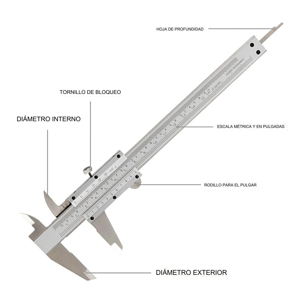 Calibre vernier de 150 mm