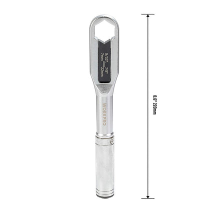 Llave ajustable universal, métrica y sae - 7 - 22 mm