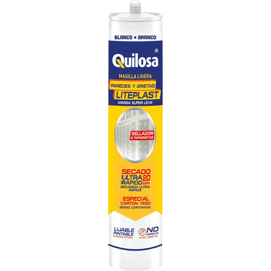 Mastic pour plaques de plâtre Quilosa LITEPLAST 280ML 