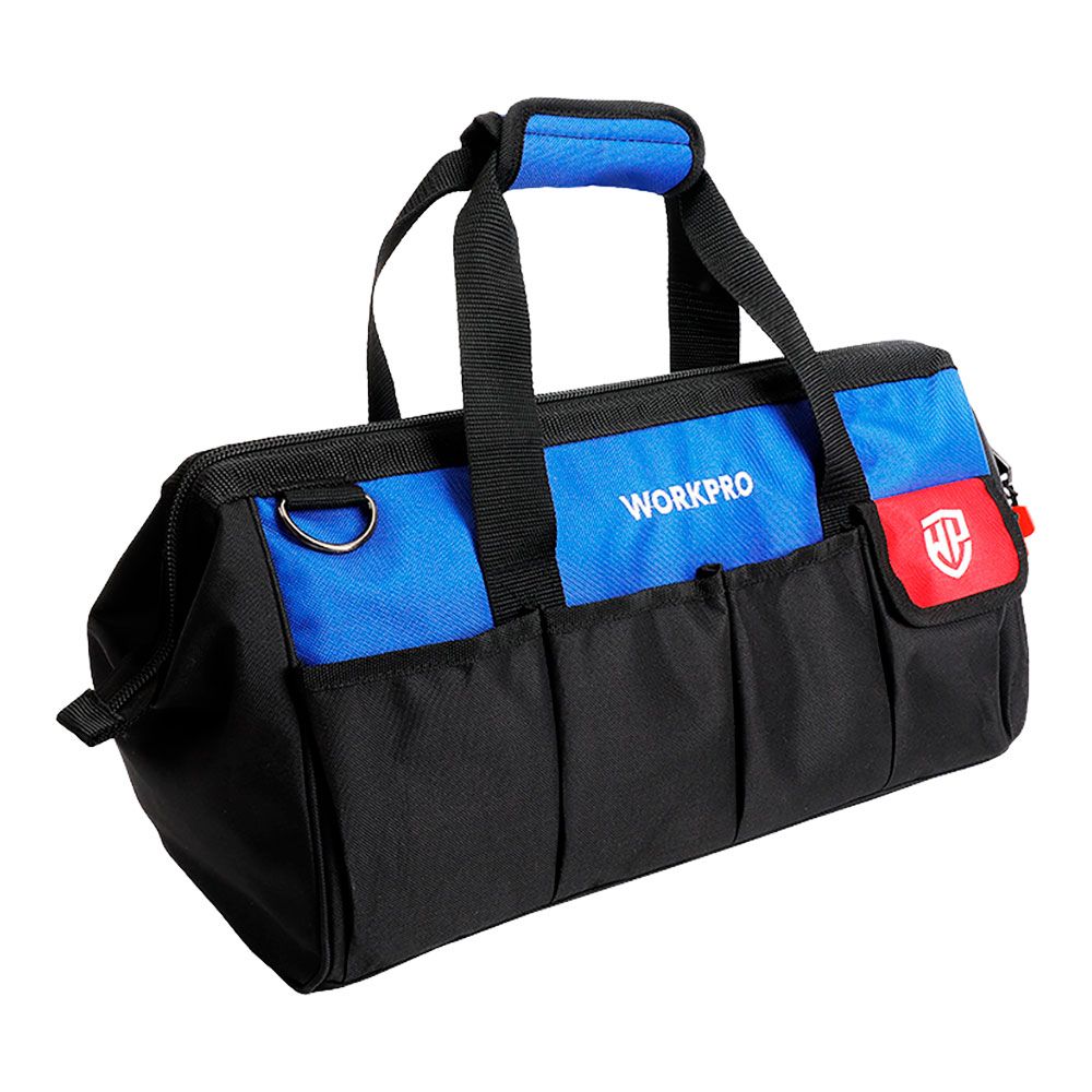 Bolsa de herramientas compartimiento principal con cremallera + 13 bolsillos, 460 mm