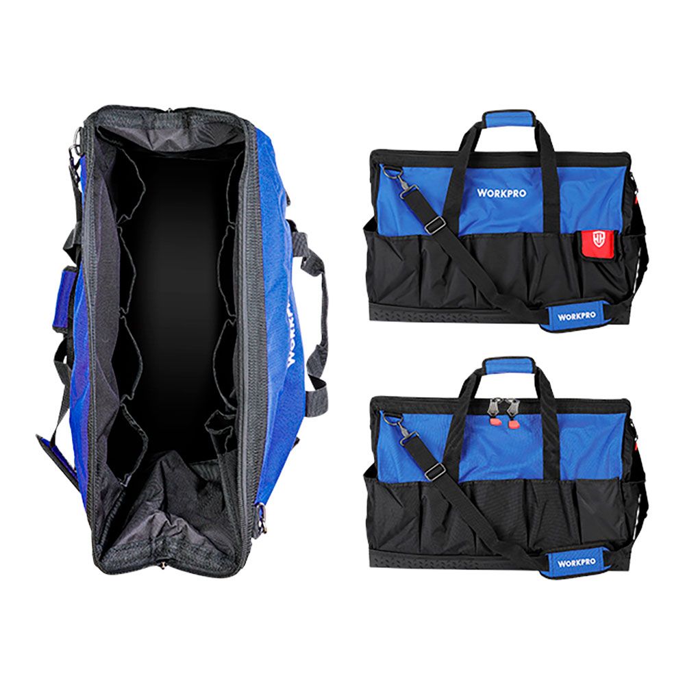 Bolsa de herramientas con cremallera con base impermeable 60 x 26 x 40 cm