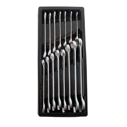 Llave combinada, fija estrella, 7 - 22 mm, juego 15 piezas