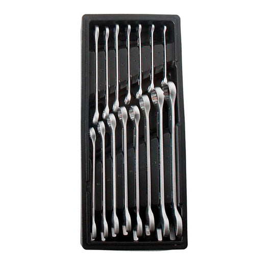 Llave combinada, fija estrella, 7 - 22 mm, juego 15 piezas