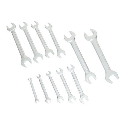 Llave fija de dos bocas, juego 11 piezas