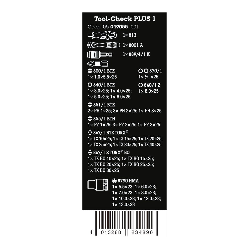 Juego herramientas chek plus 1, 39 piezas